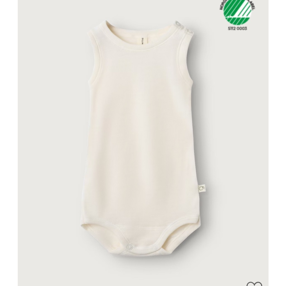 [Dilling] Merino Wool Cream Bodysuit